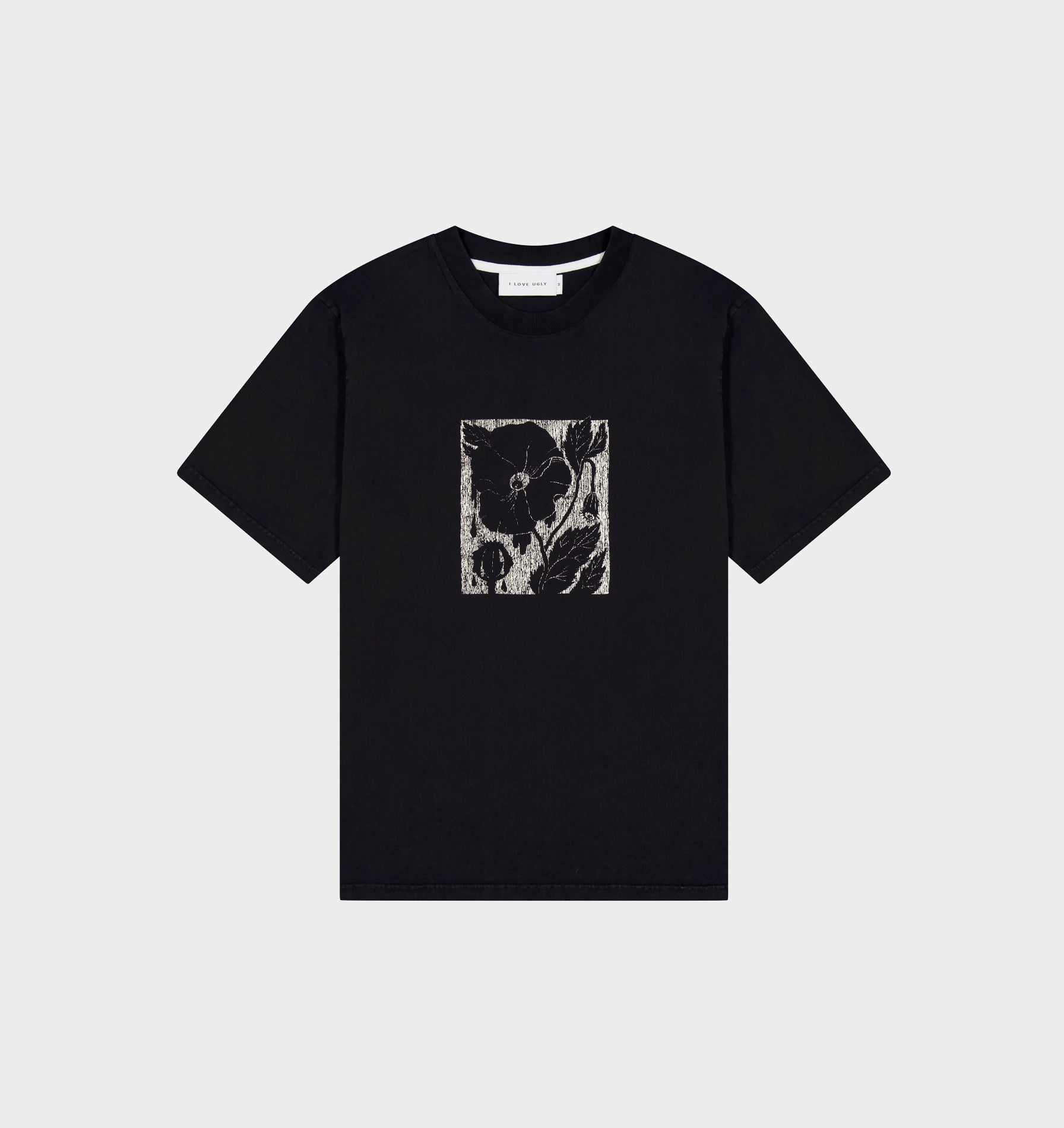 Weeping Bloom Uniform Tee - Vintage Black