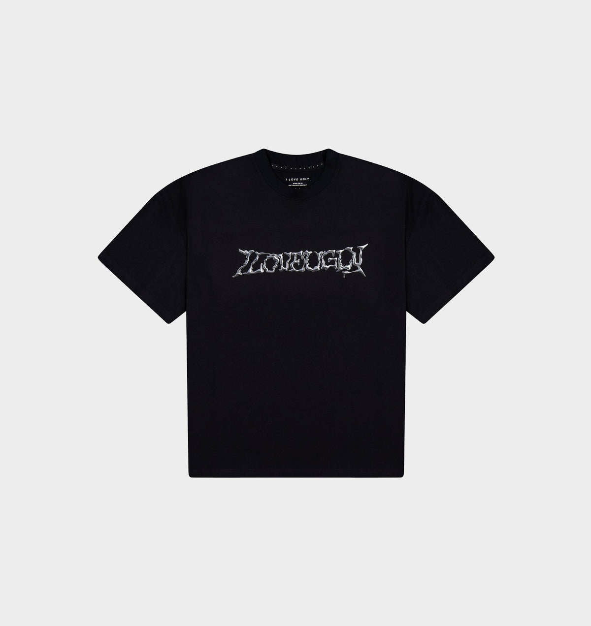 Liquid Metal Active Crop Tee - Black