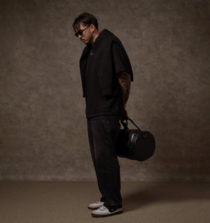 Distressed Edgar Denim - Faded Black