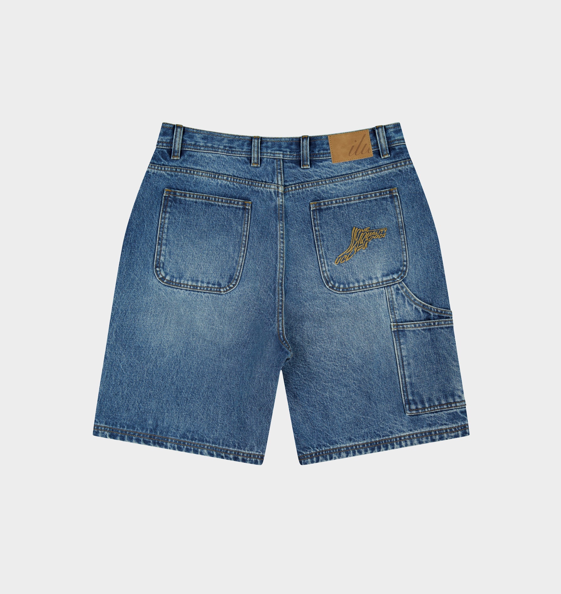 Clean Carpenter Short - Washed Indigo