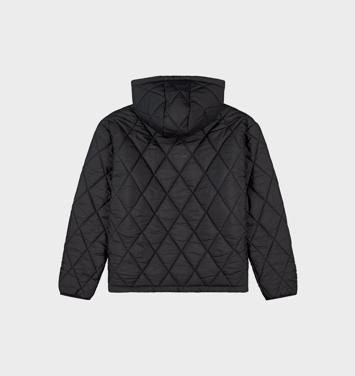 Puffer Hood Jacket - Black