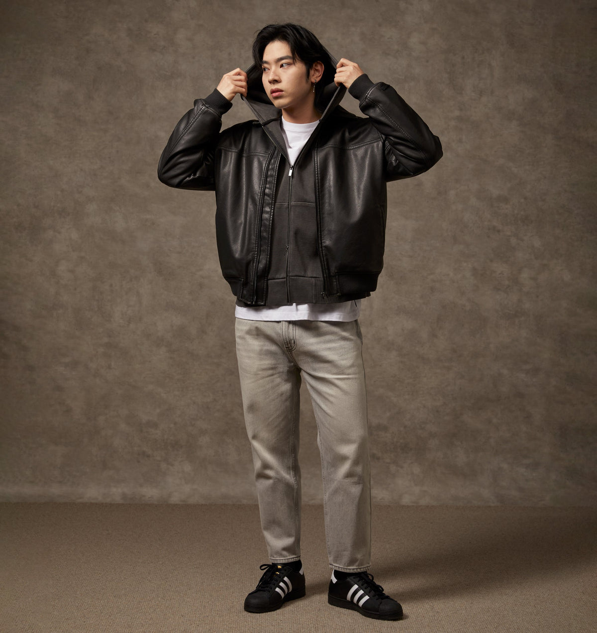 Cropped 90s Denim - Concrete