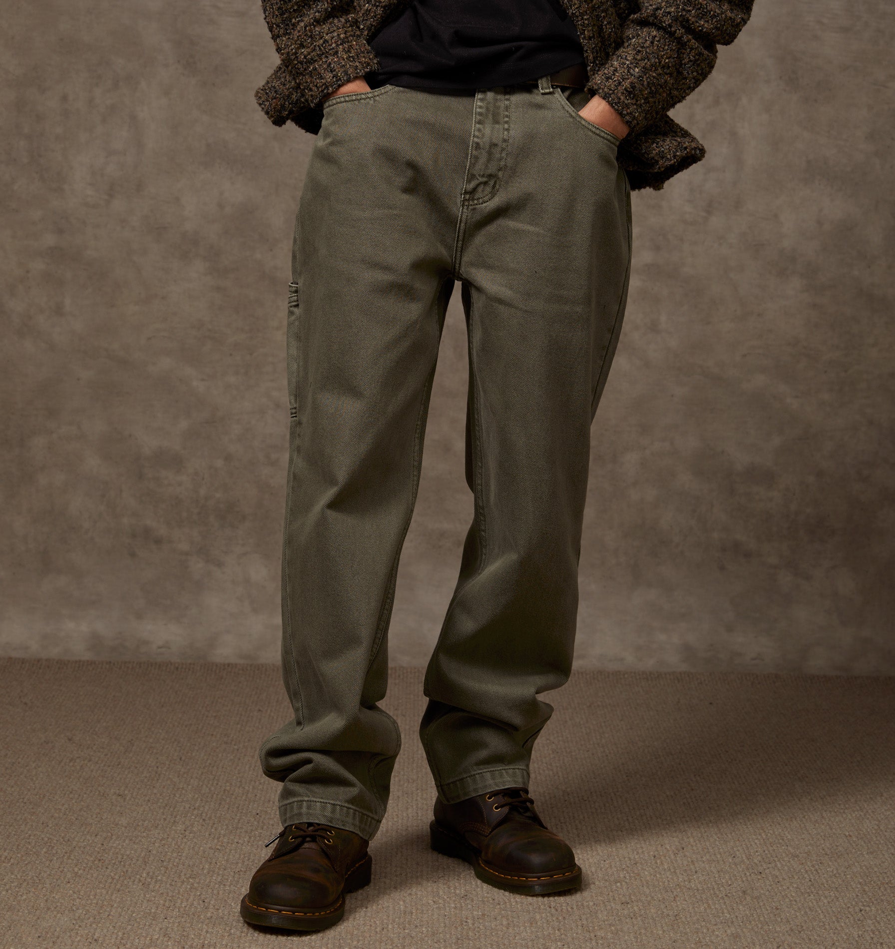 Clean Carpenter Denim - Moss
