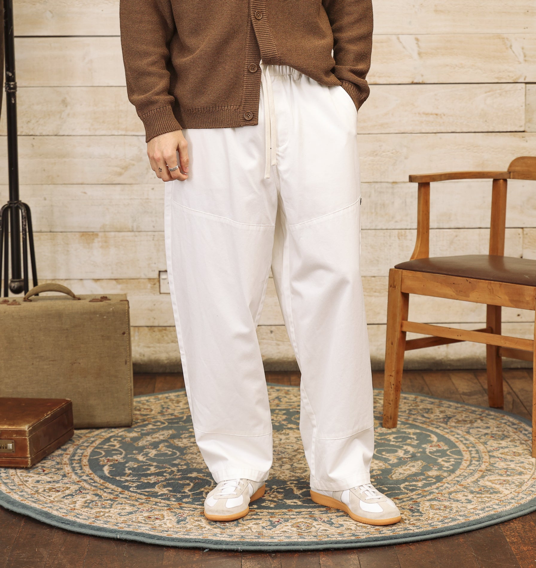 Stirling Relaxed Pant - White