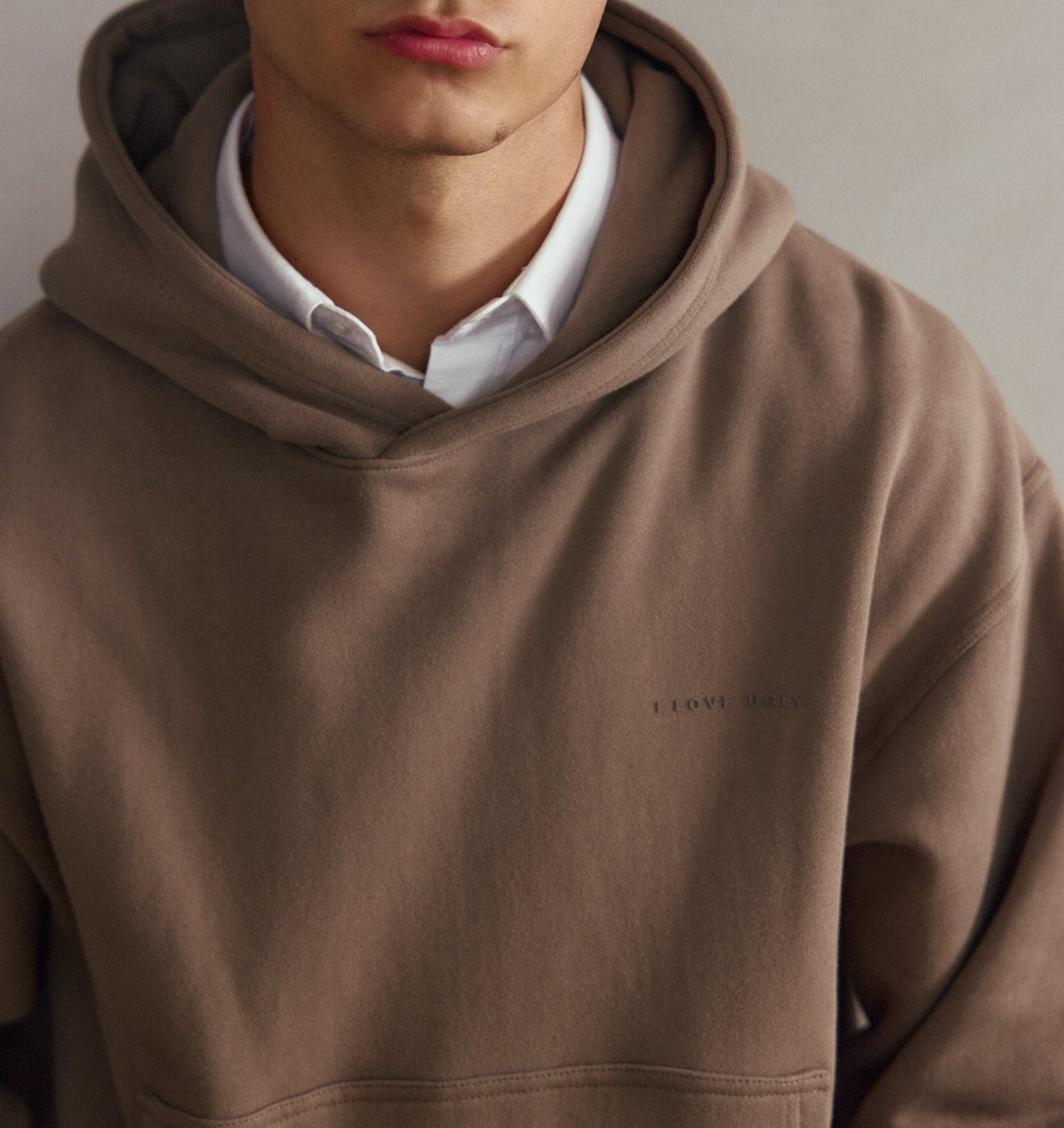 Crop Box Hood - Mushroom