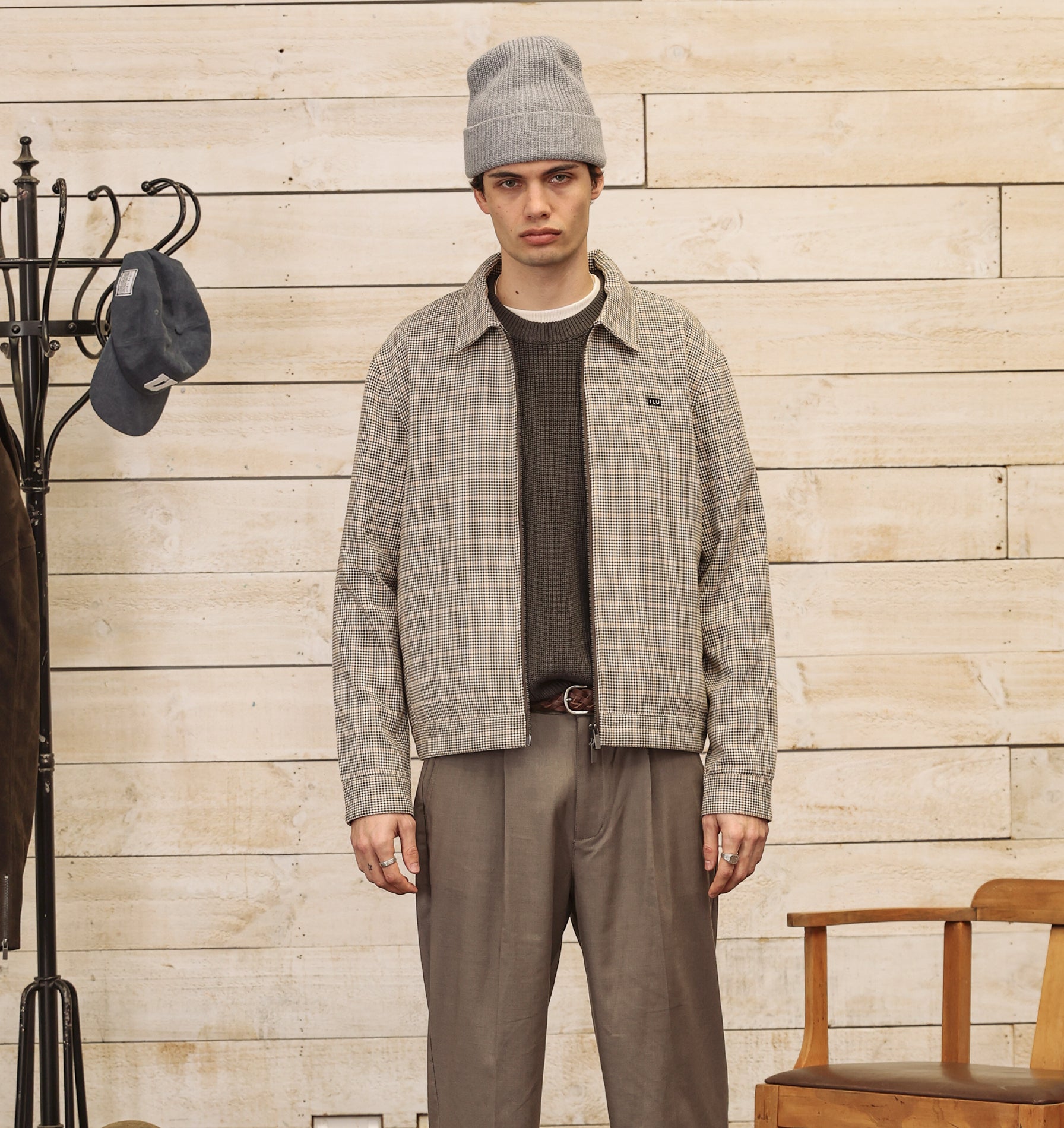 Poker Jacket - Brown Check