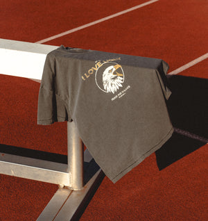 Eagle Active Crop Tee - Washed Black
