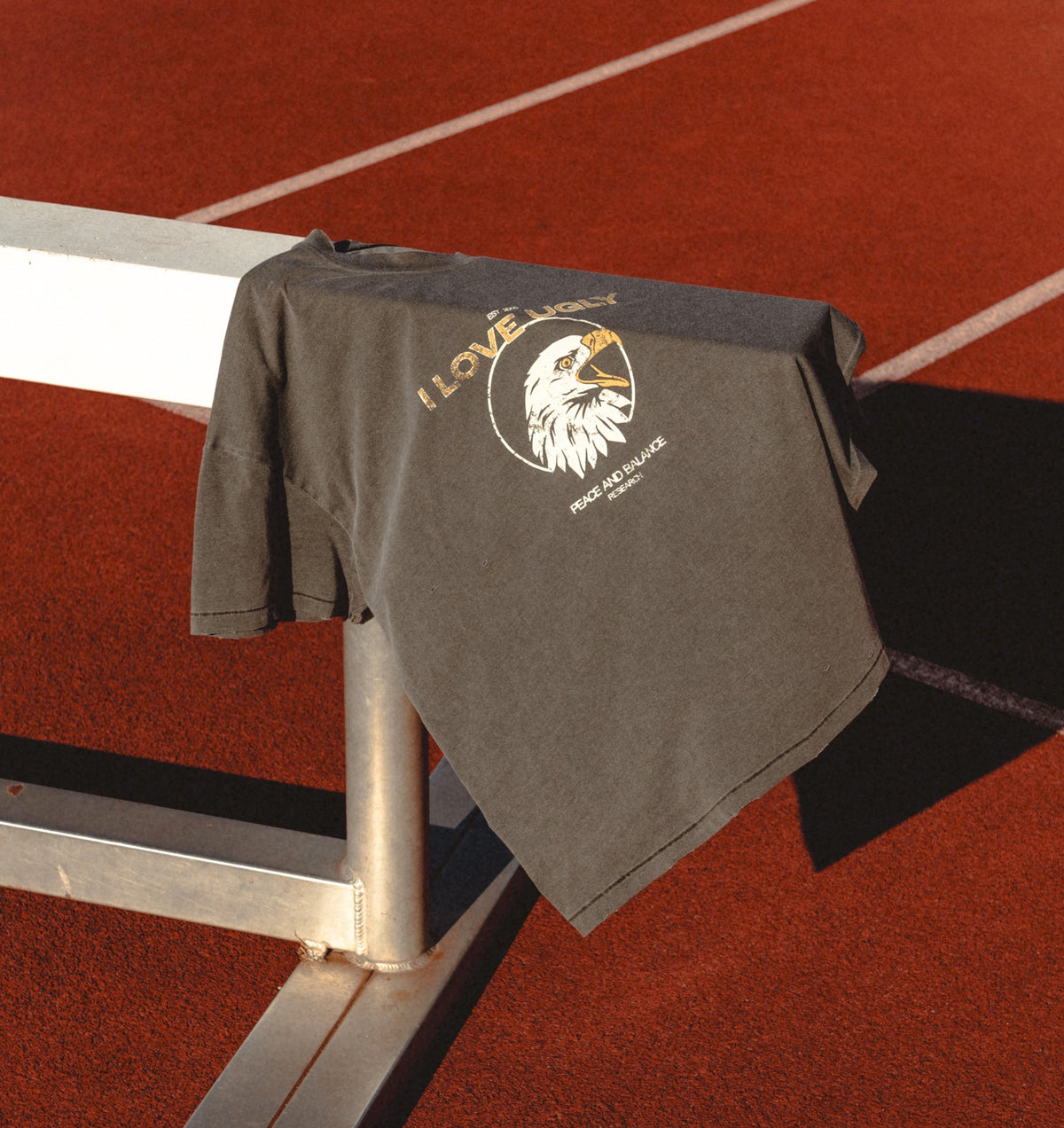 Eagle Active Crop Tee - Washed Black