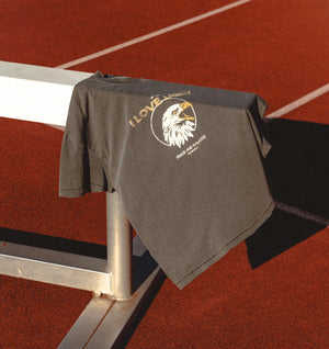 Eagle Active Crop Tee - Washed Black