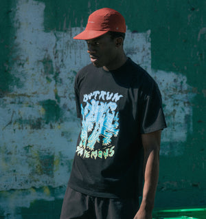 Demon Active Crop Tee - Black