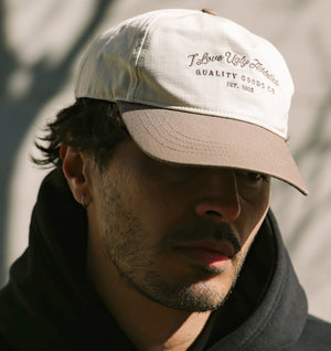 Athletics Maverick Cap - Off White/ Taupe
