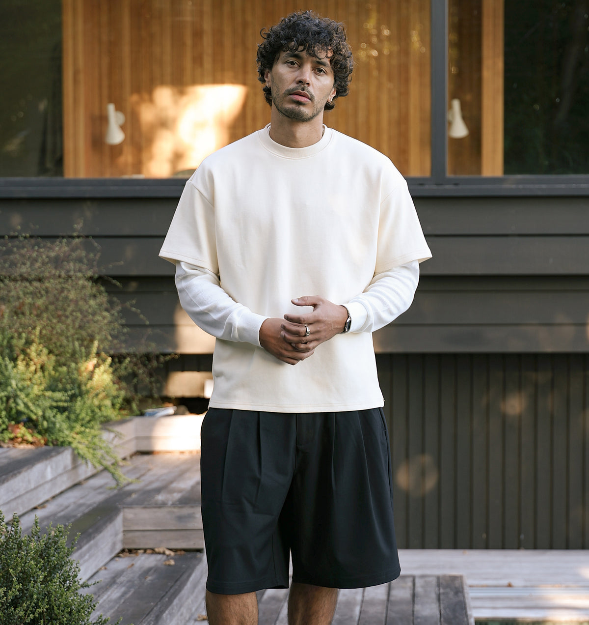 Pique Heavy Box Tee 2.0 - Off White