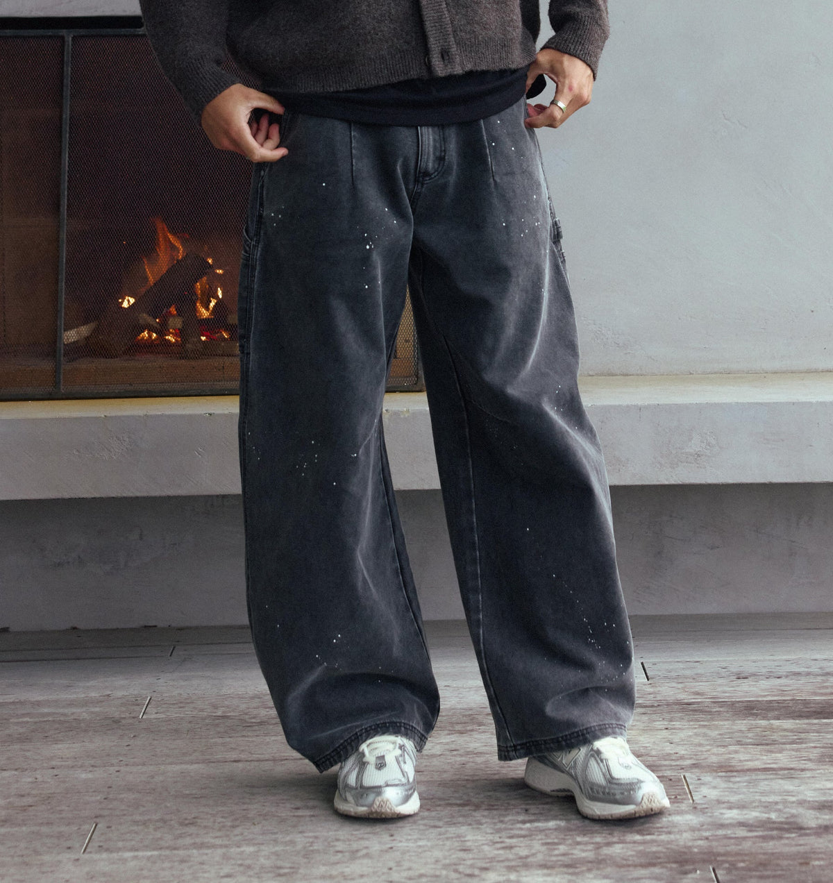 Balloon Painter Pant - Vintage Black