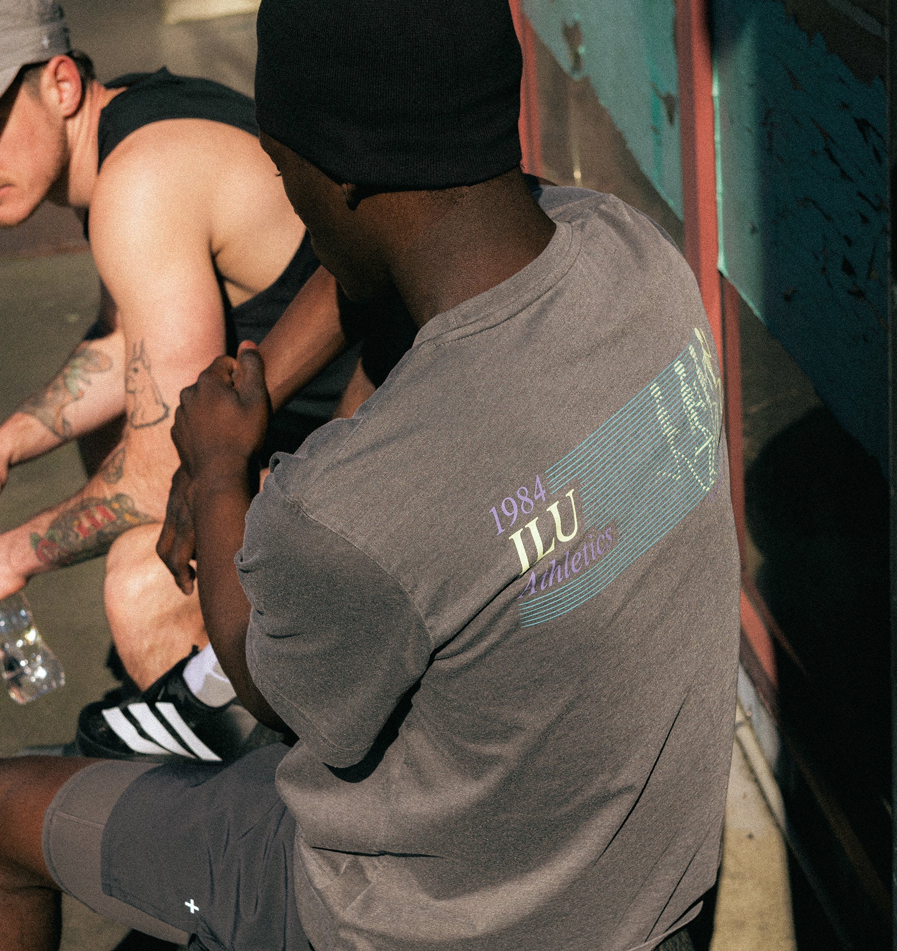 Skeleton Cotton Active Classic Tee -  Washed Black