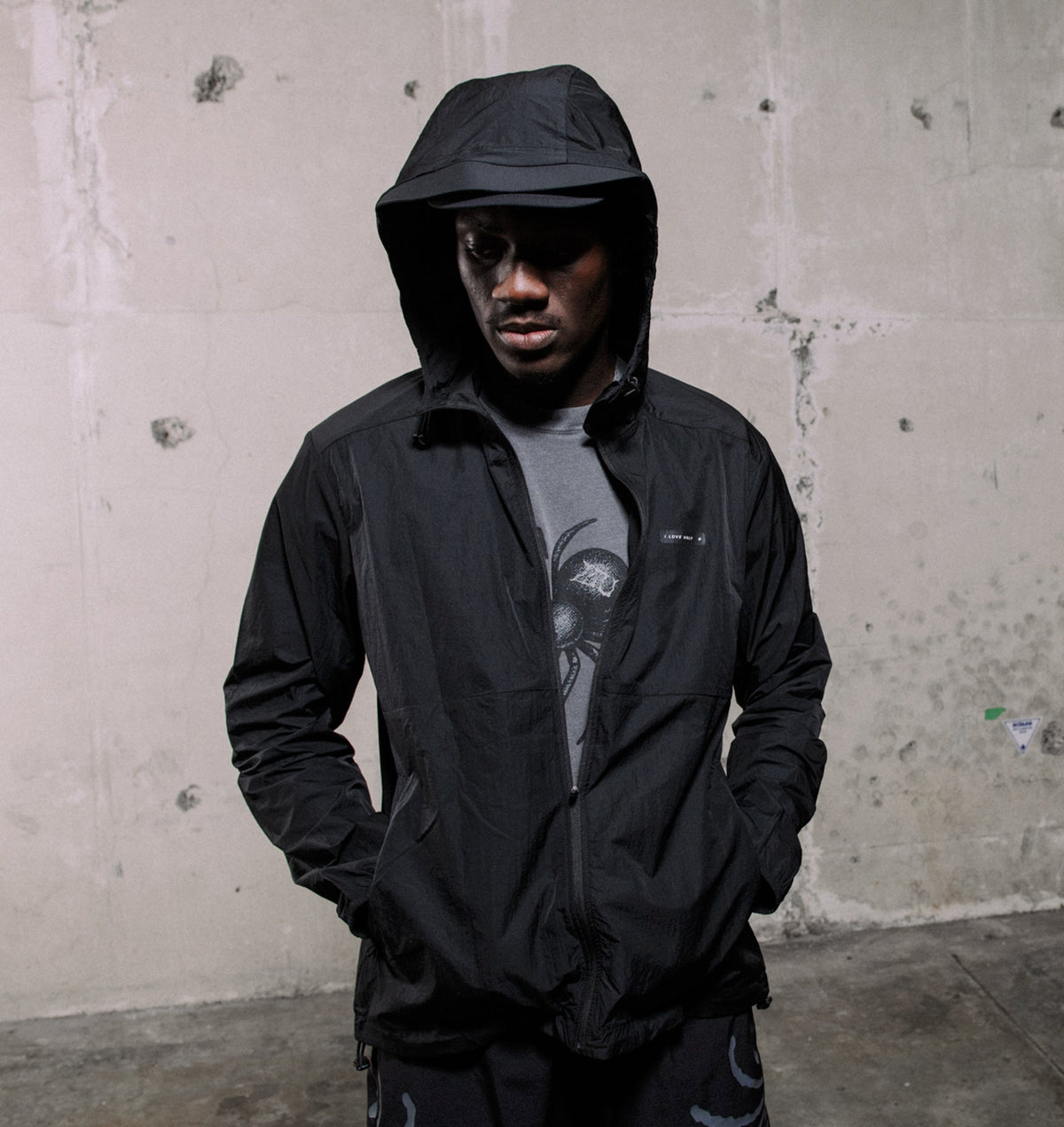 Zephyr Performance Windbreaker - Haze/ Espresso