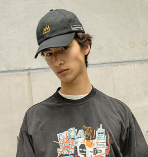 Basquiat Crown Cap - Black