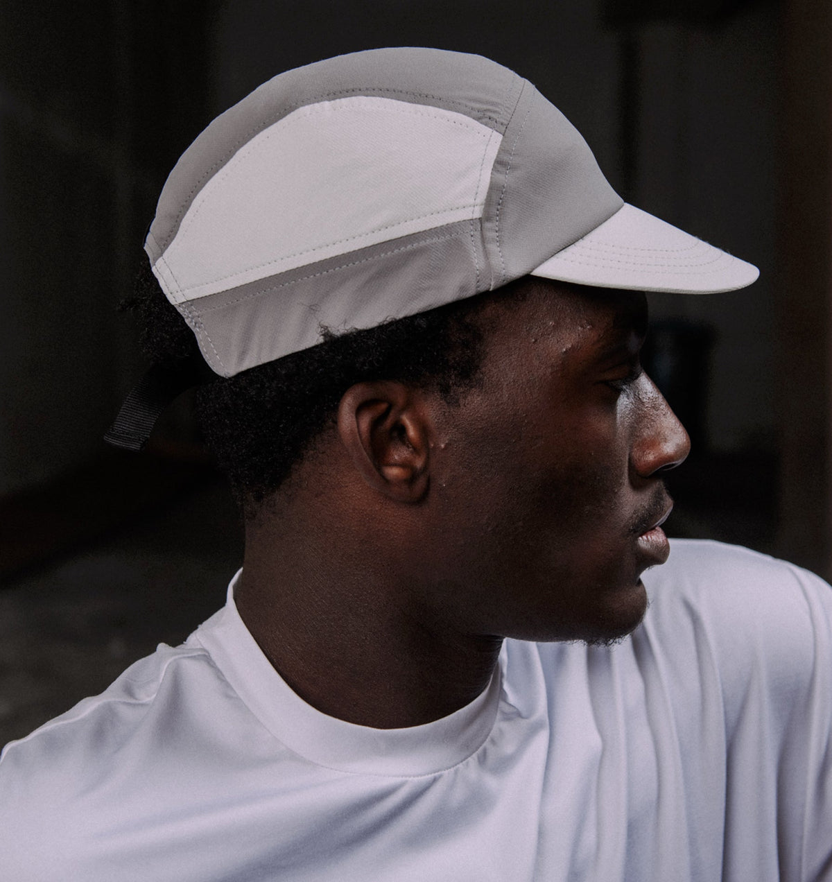 Active Crop Cap - Off White/Grey