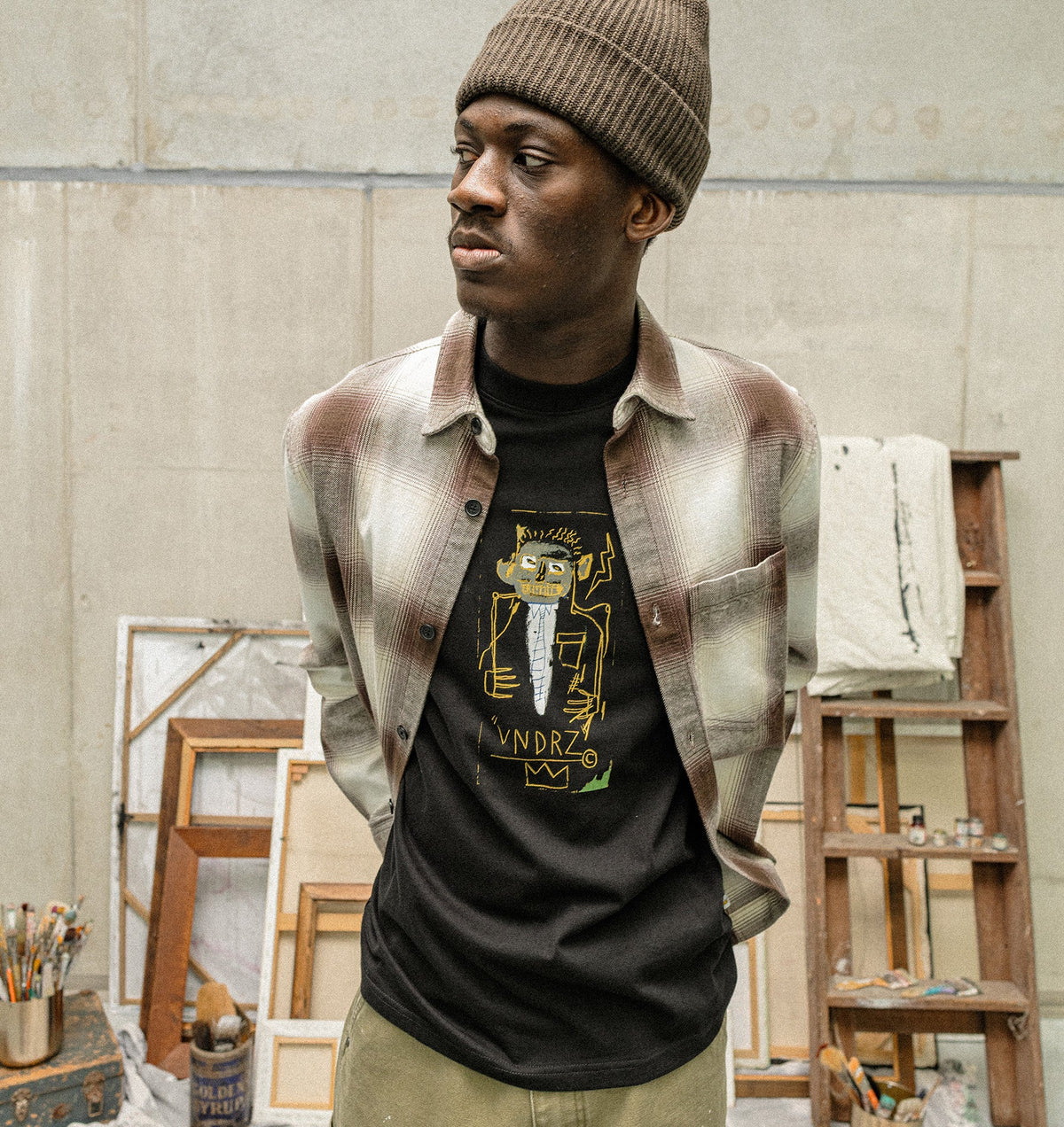 Basquiat Suits Uniform Tee - Black