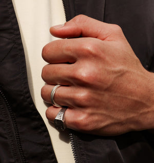 Twisted Band Ring - Silver