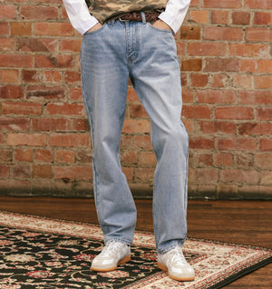 Tobi Straight Denim - Faded Blue
