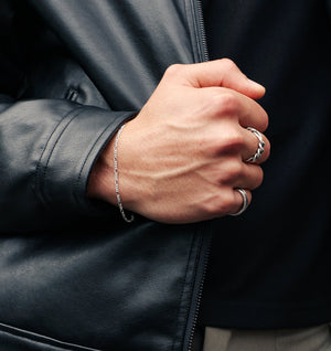 Irregular Chain Ring - Silver