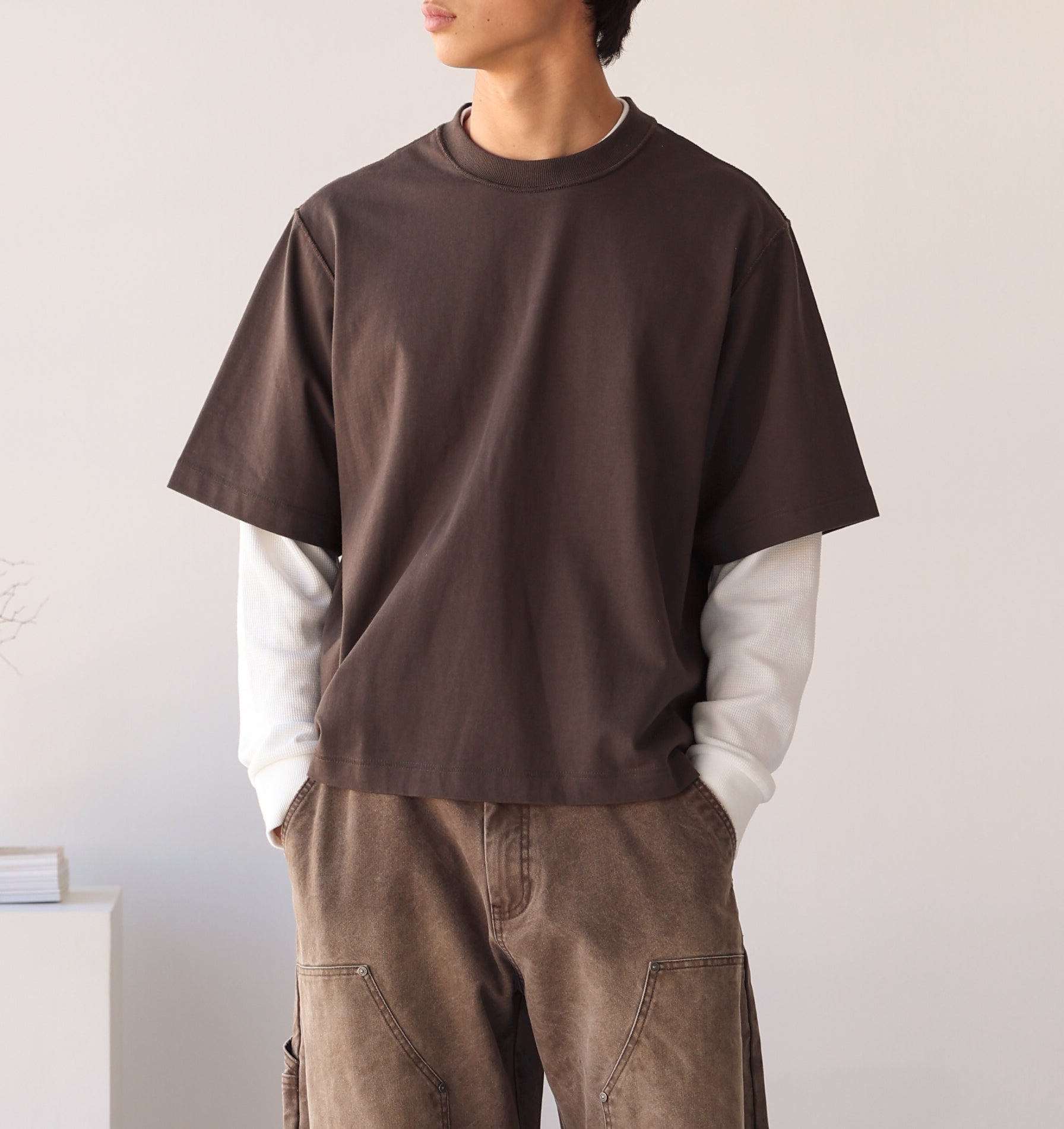 Crop Box Tee - Espresso | I Love Ugly AU
