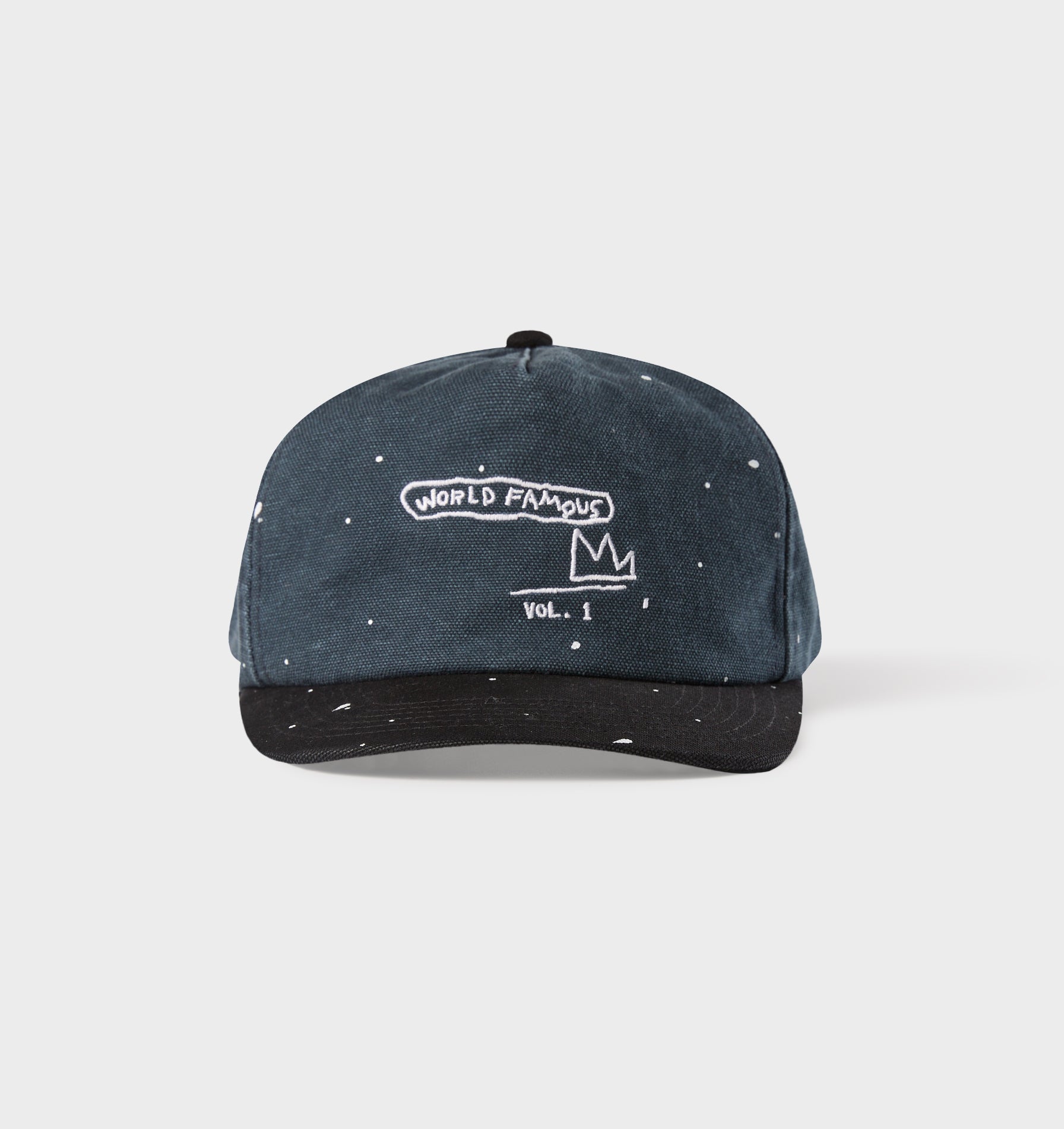 Basquiat Painter Ryder Cap - Steel Blue/Black