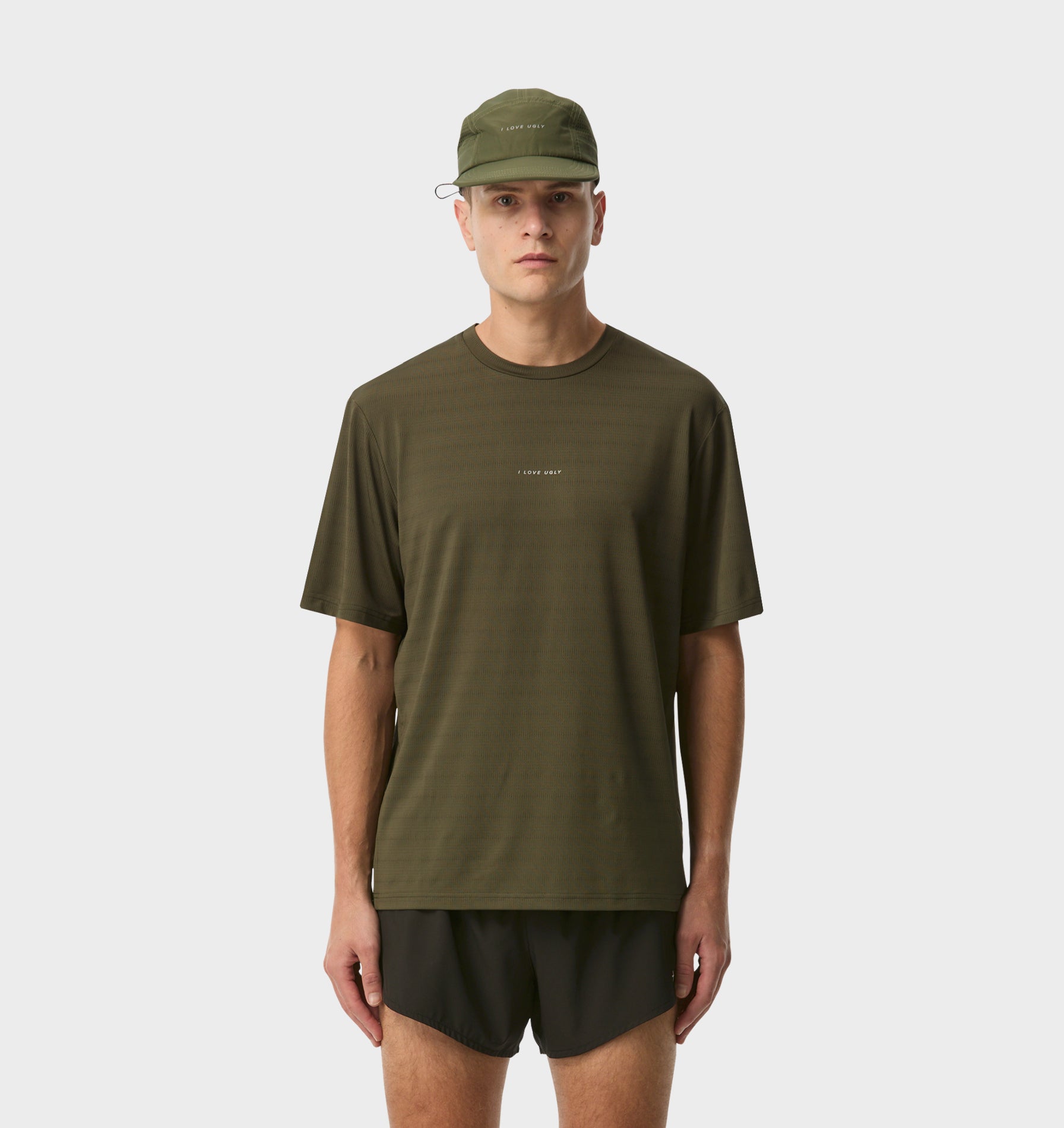 Active Classic Tee - Khaki Stripe