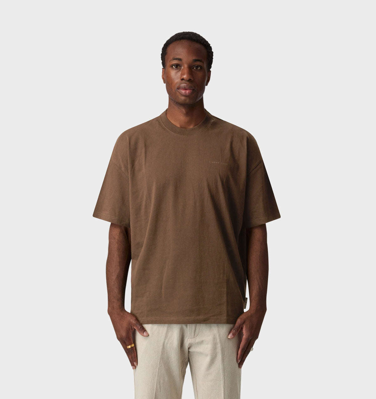 Box Tee 2.0 - Fossil Brown