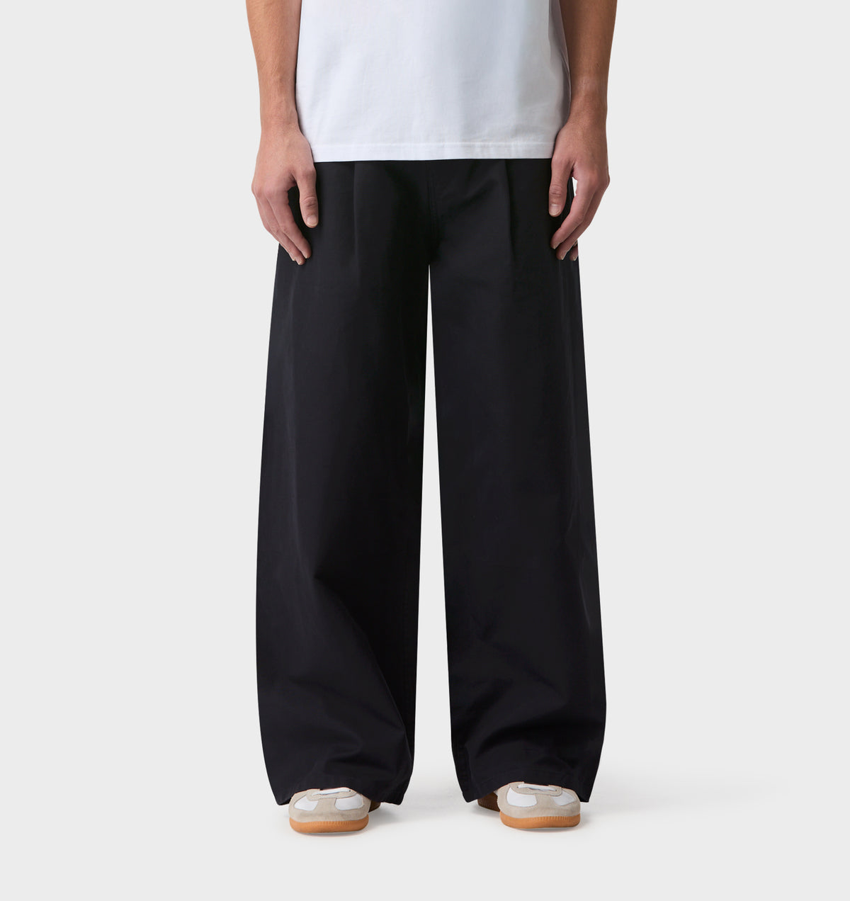 Balloon Pleat Pant - Dark Navy