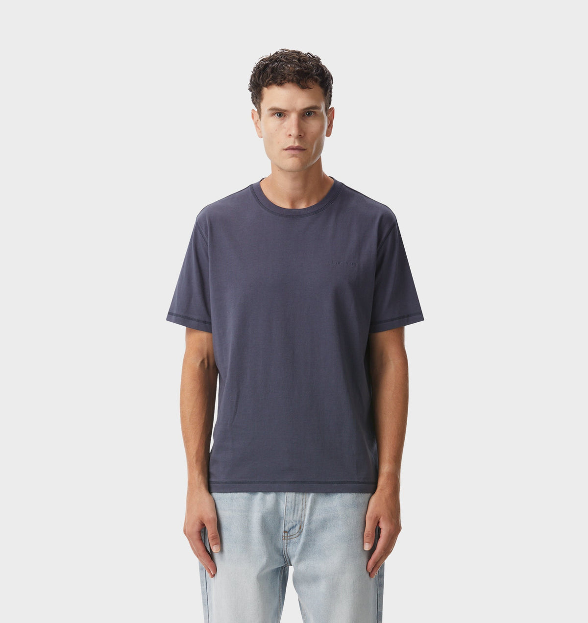 Jeremy Slim Tee - Indigo