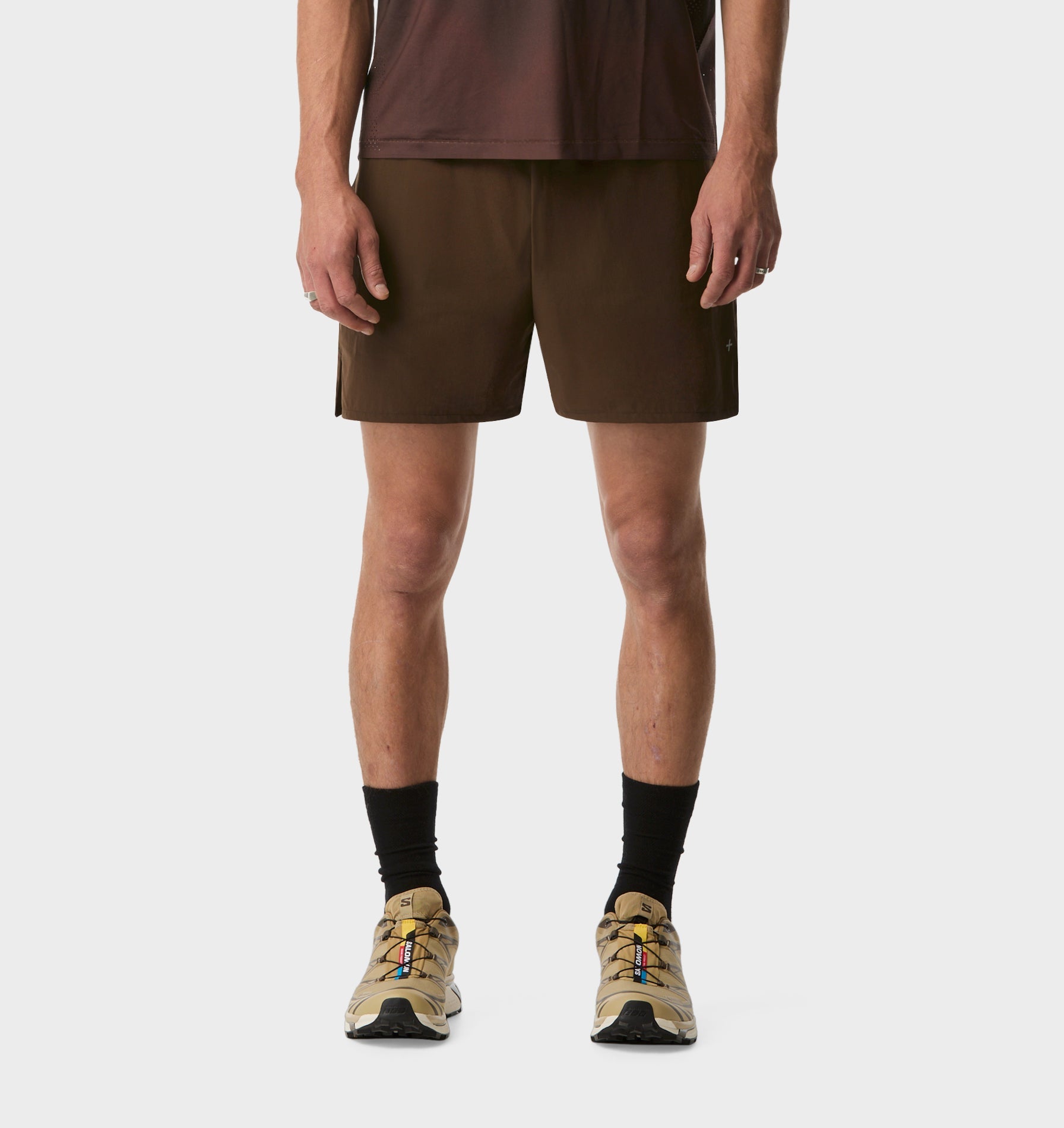 Active 5 Inch Short - Dark Brown