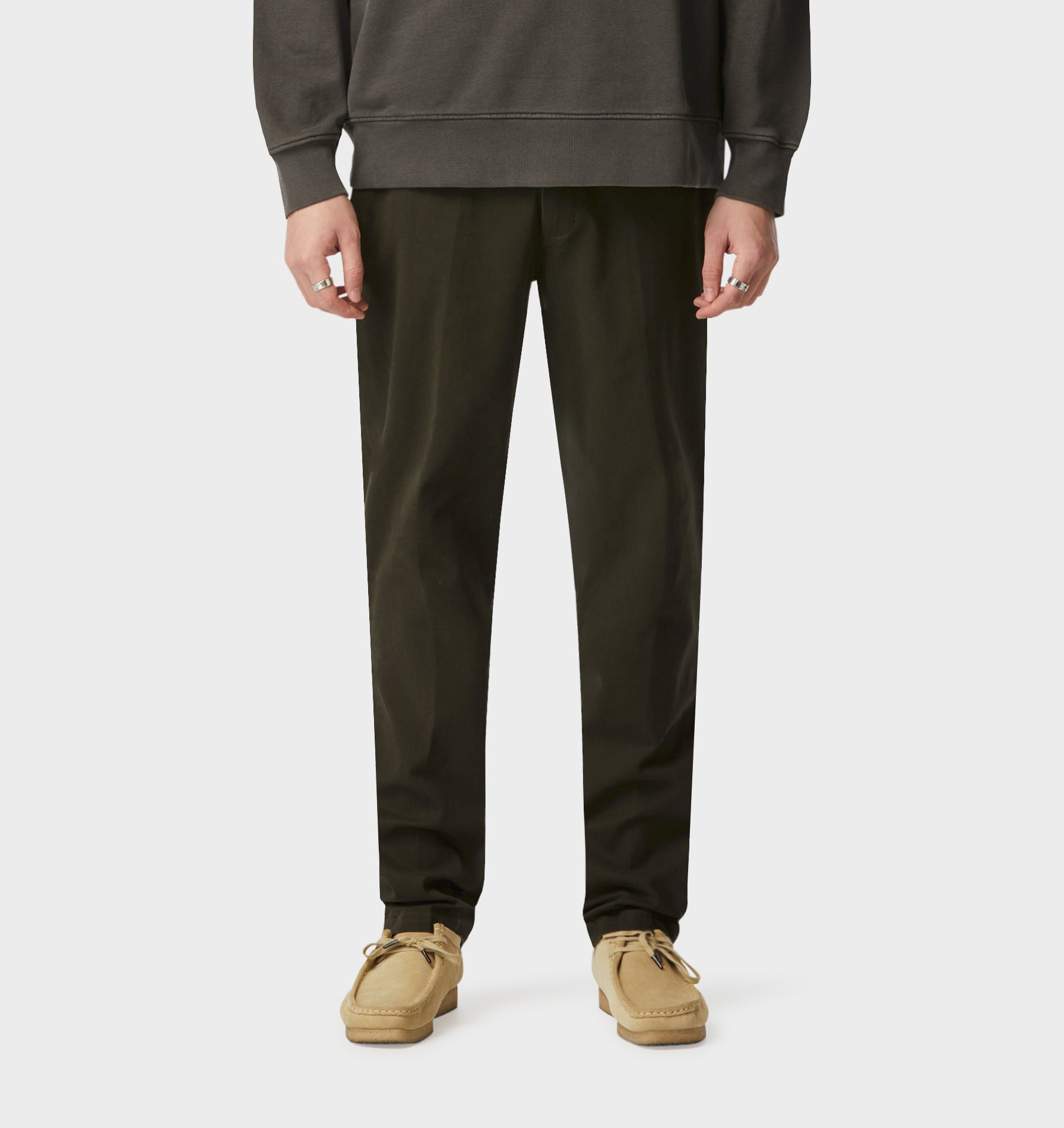 Nicholai Slim Chino - Burnt Olive
