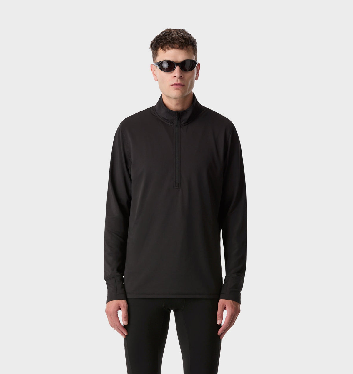 Active Zip Pullover - Black
