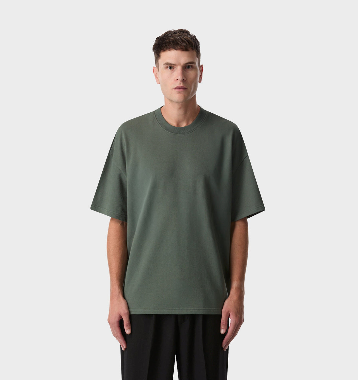 Heavy Box Tee 2.0 - Smokey Green