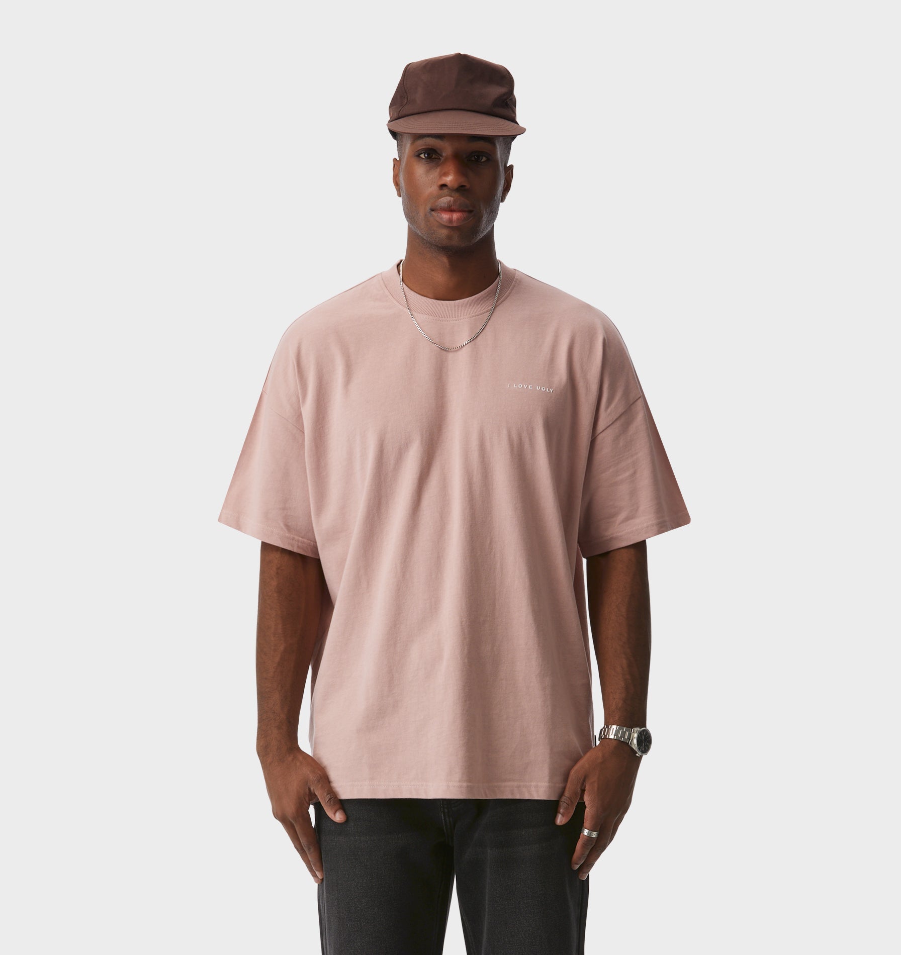 Box Tee - Dusky Pink