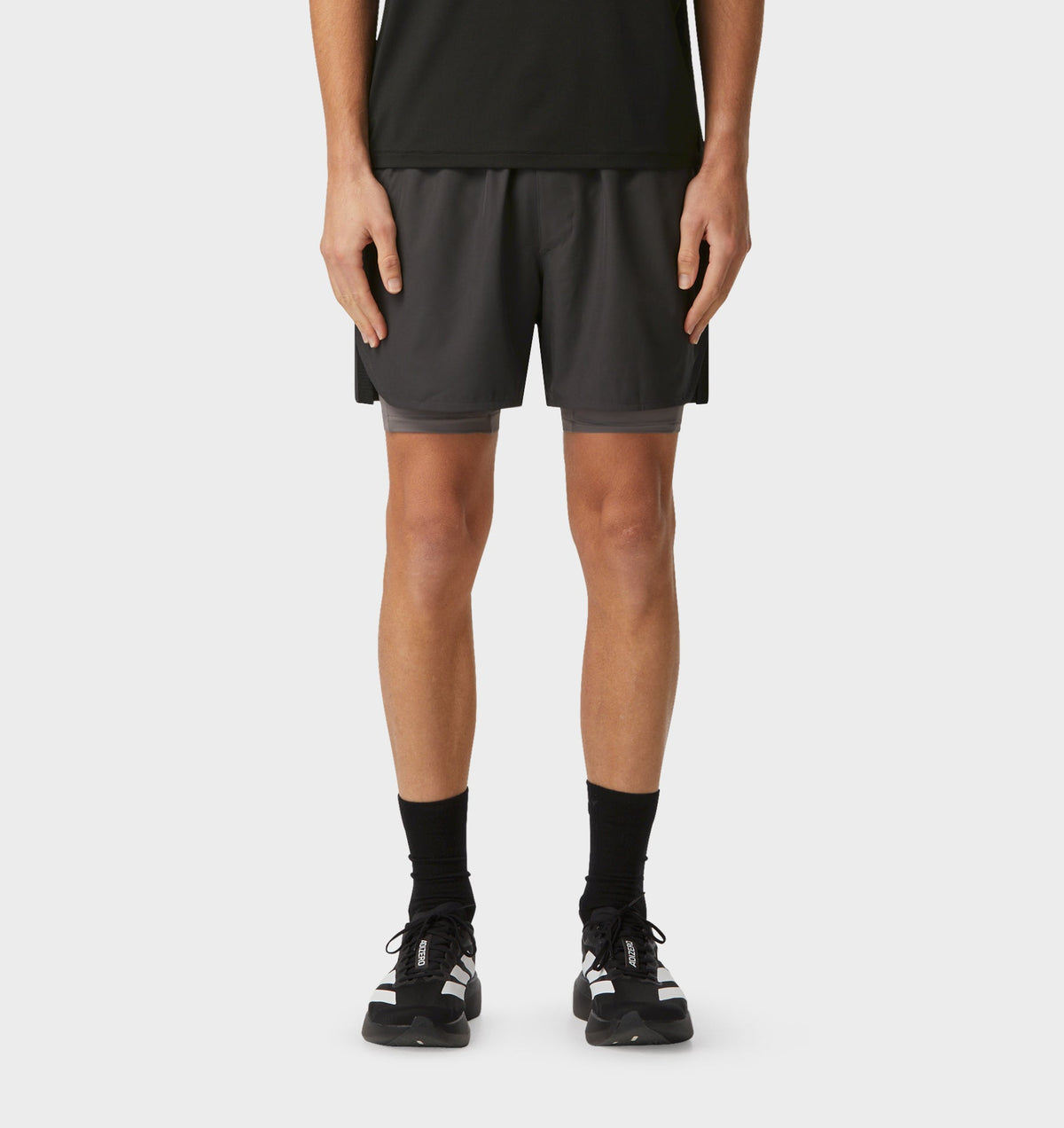 Active 4 Inch Short - Charcoal