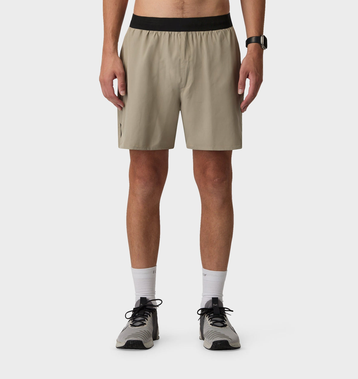 Active 5 Inch Short - Taupe