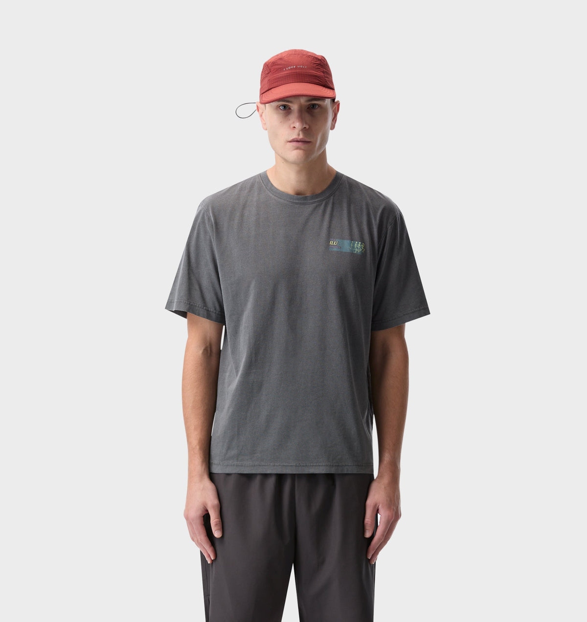 Skeleton Cotton Active Classic Tee -  Washed Black