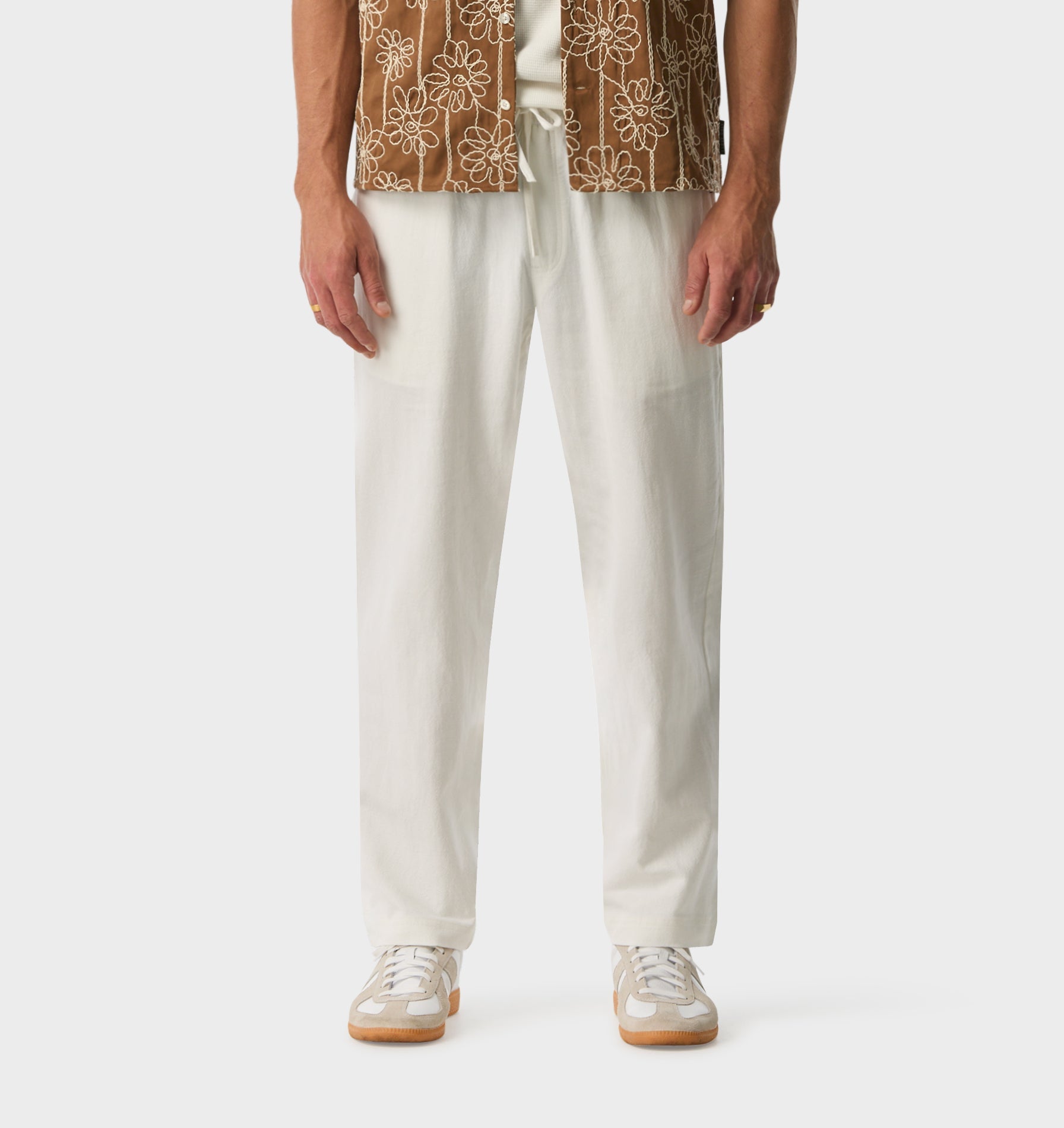 Cooper Linen Pant - White