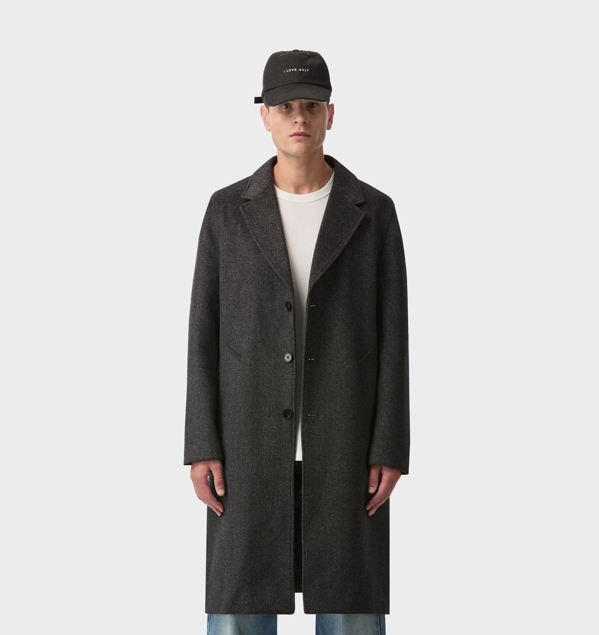 Don Car Coat - Charcoal