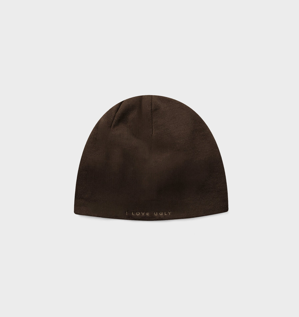 ILU Skull Beanie - Brown