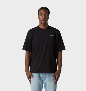 Cursive Box Tee 2.0 - Black
