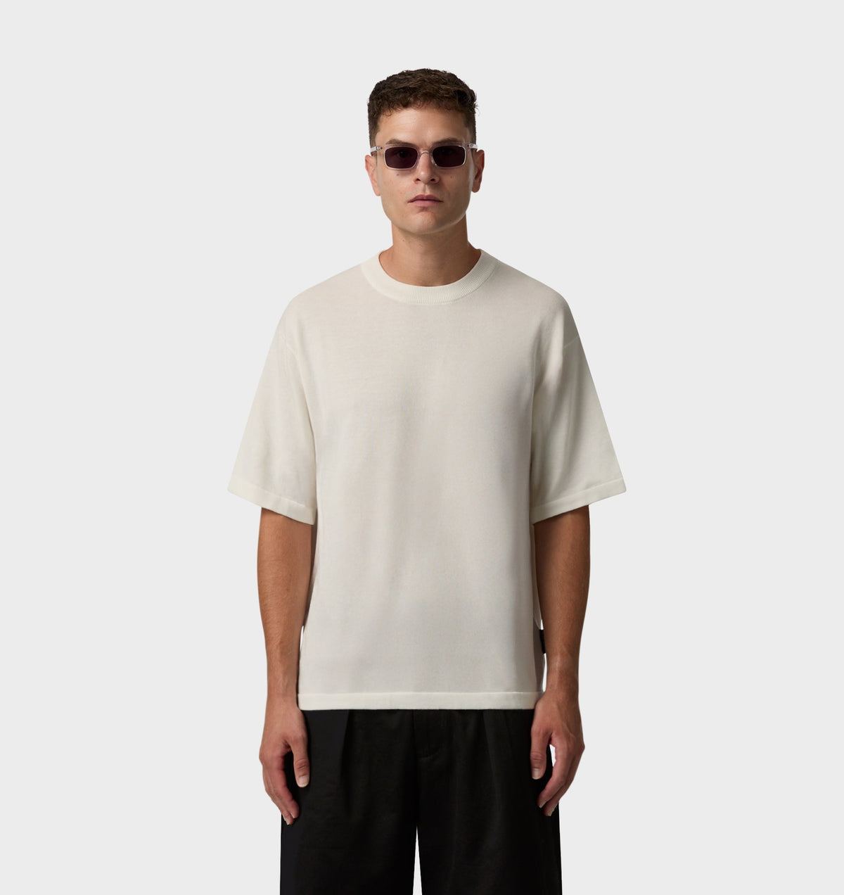 Knit Tee - White