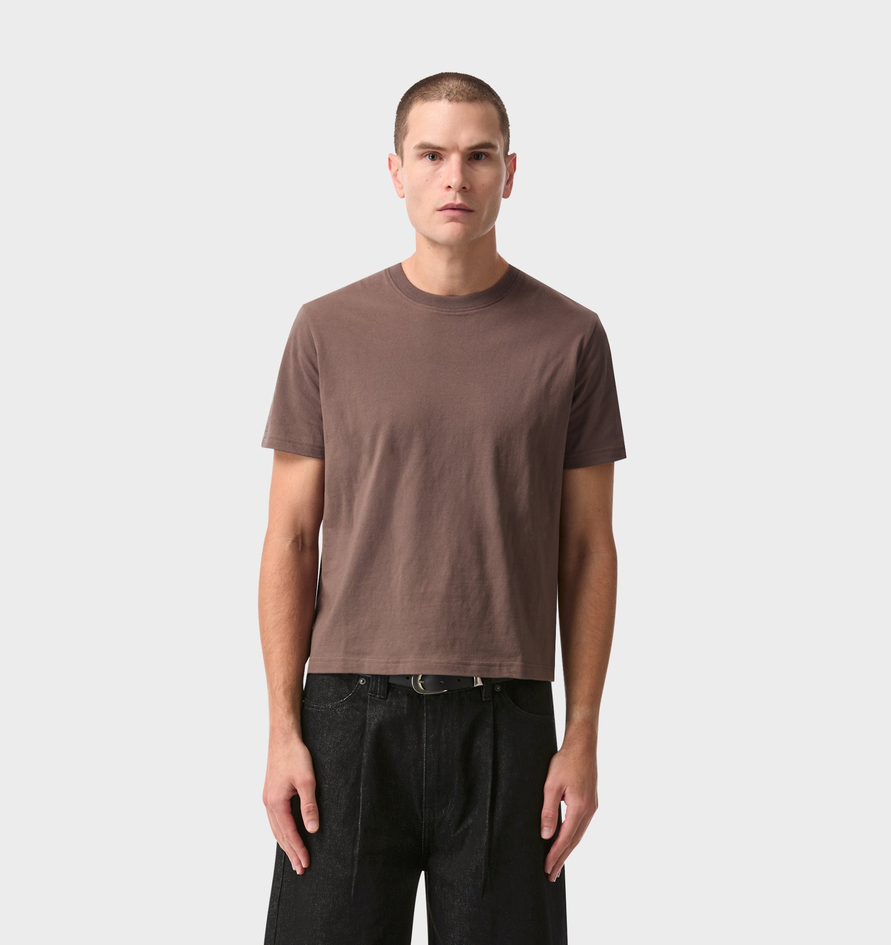 Muscle Tee - Dusky Brown
