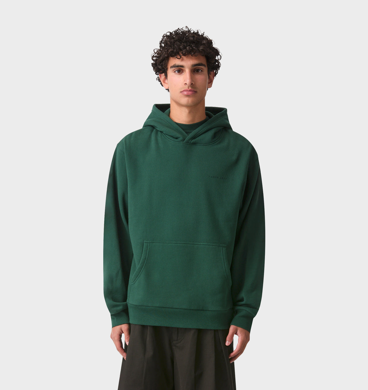 Uniform Logo Hood - Hunter Green
