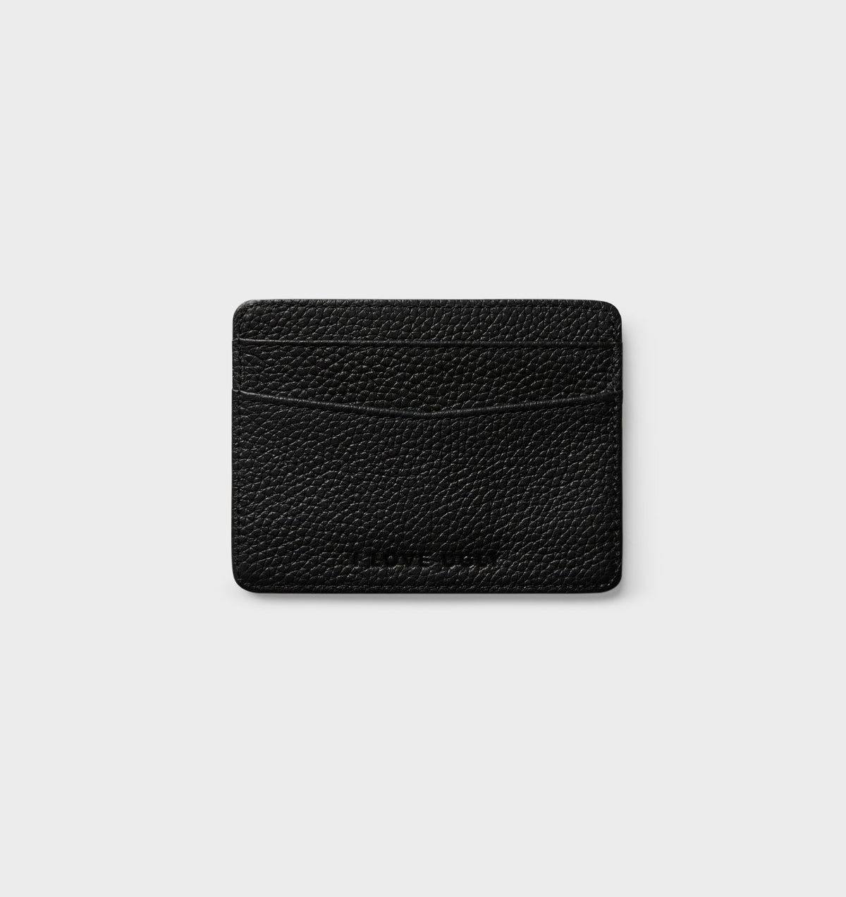 Kingsley Leather Card holder - Black