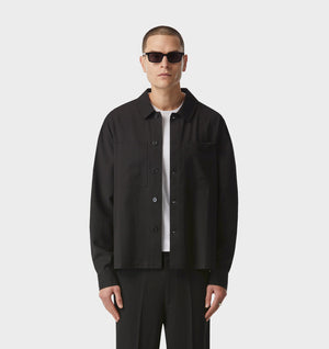 Tailored Overshirt - Black