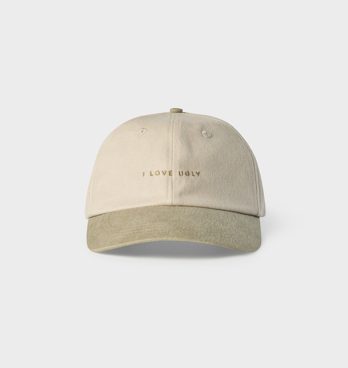 ILU Logo Cap - Off White/Sage