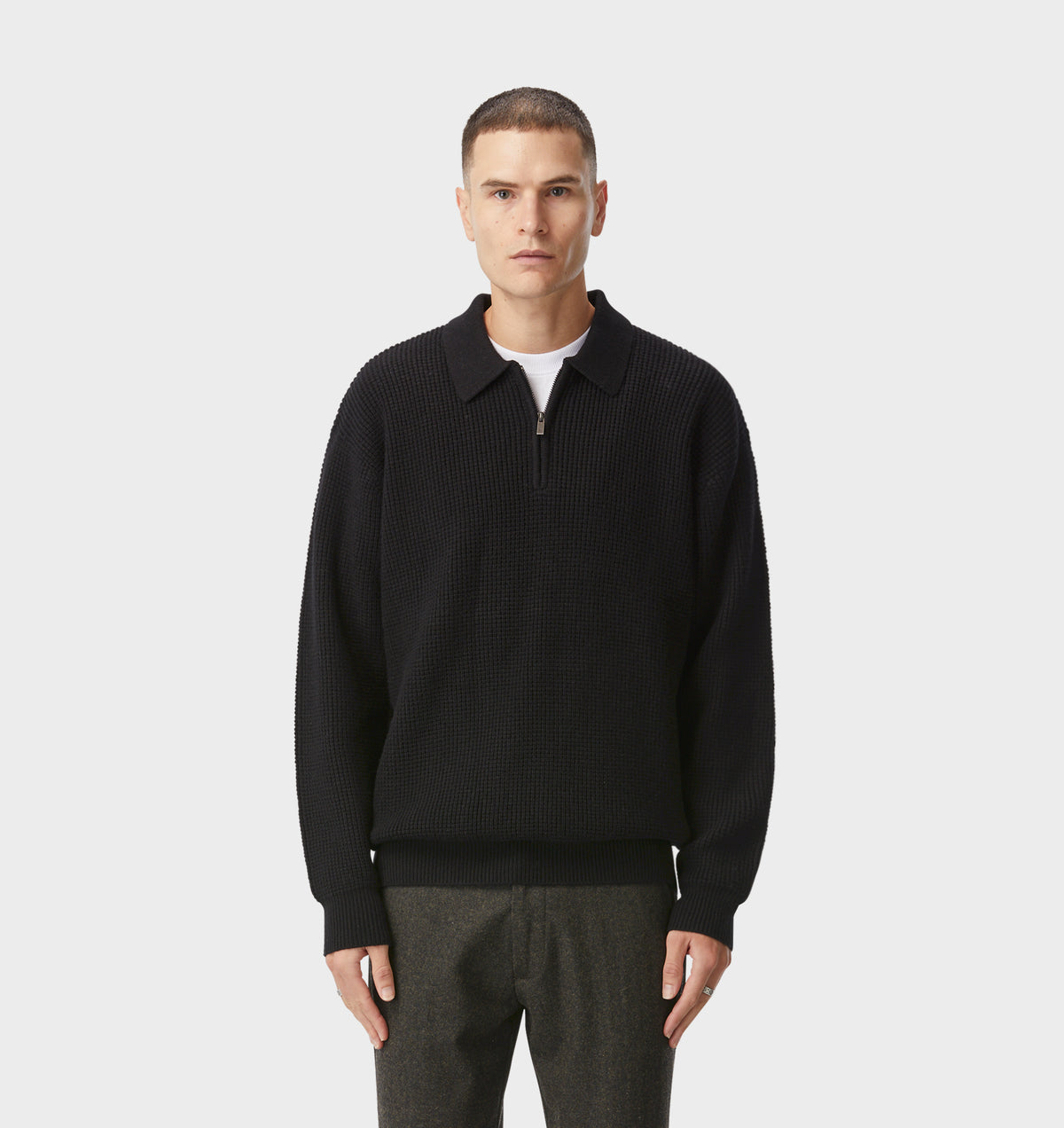 Mario Knit Sweater - Black